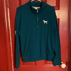 PINK quarter zip sweatshirt